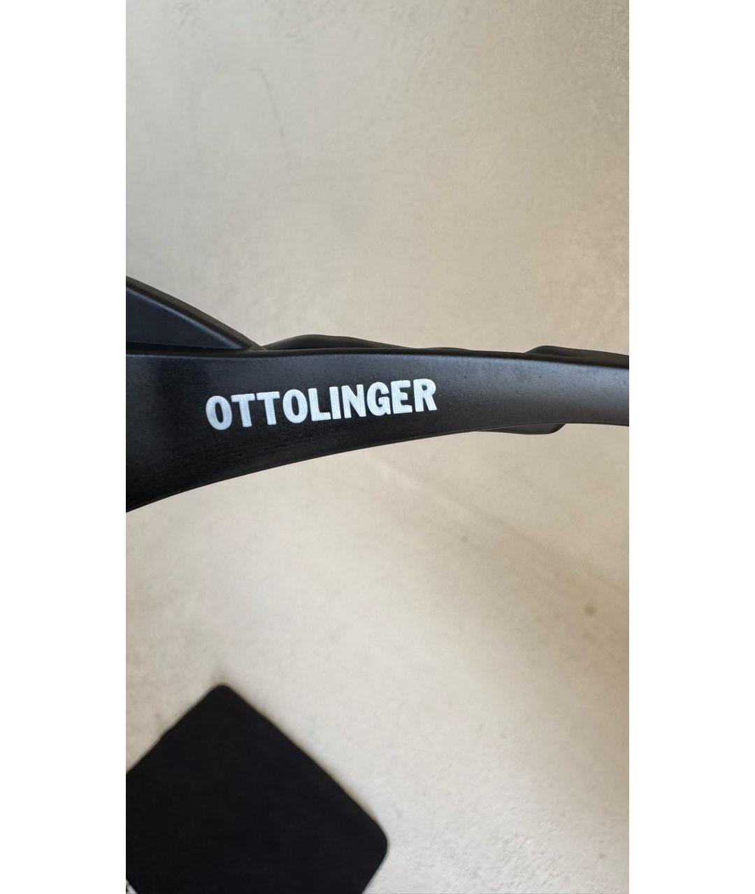OTTOLINGER Черные пластиковые солнцезащитные очки, фото 5