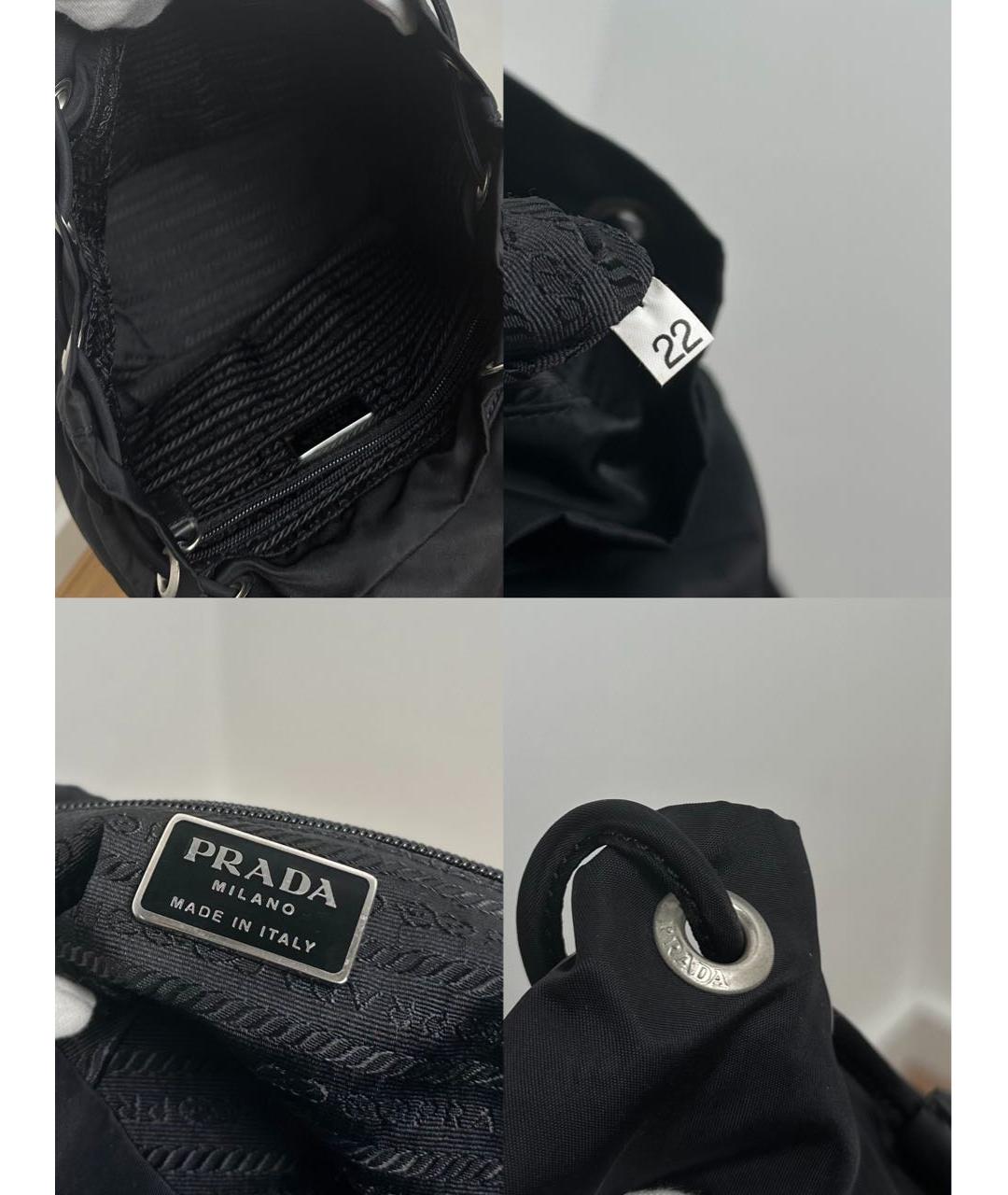 PRADA Черный рюкзак, фото 5