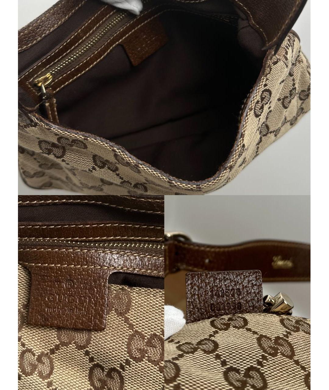 GUCCI Коричневая сумка с короткими ручками, фото 6