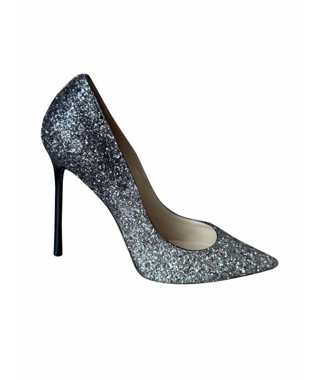 JIMMY CHOO Серебряные туфли, фото 1