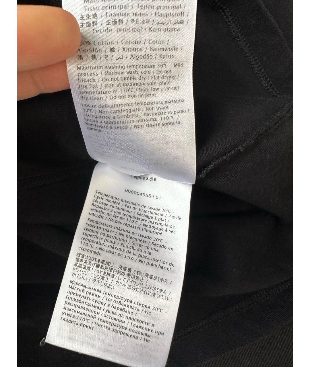 VALENTINO Черная футболка, фото 5