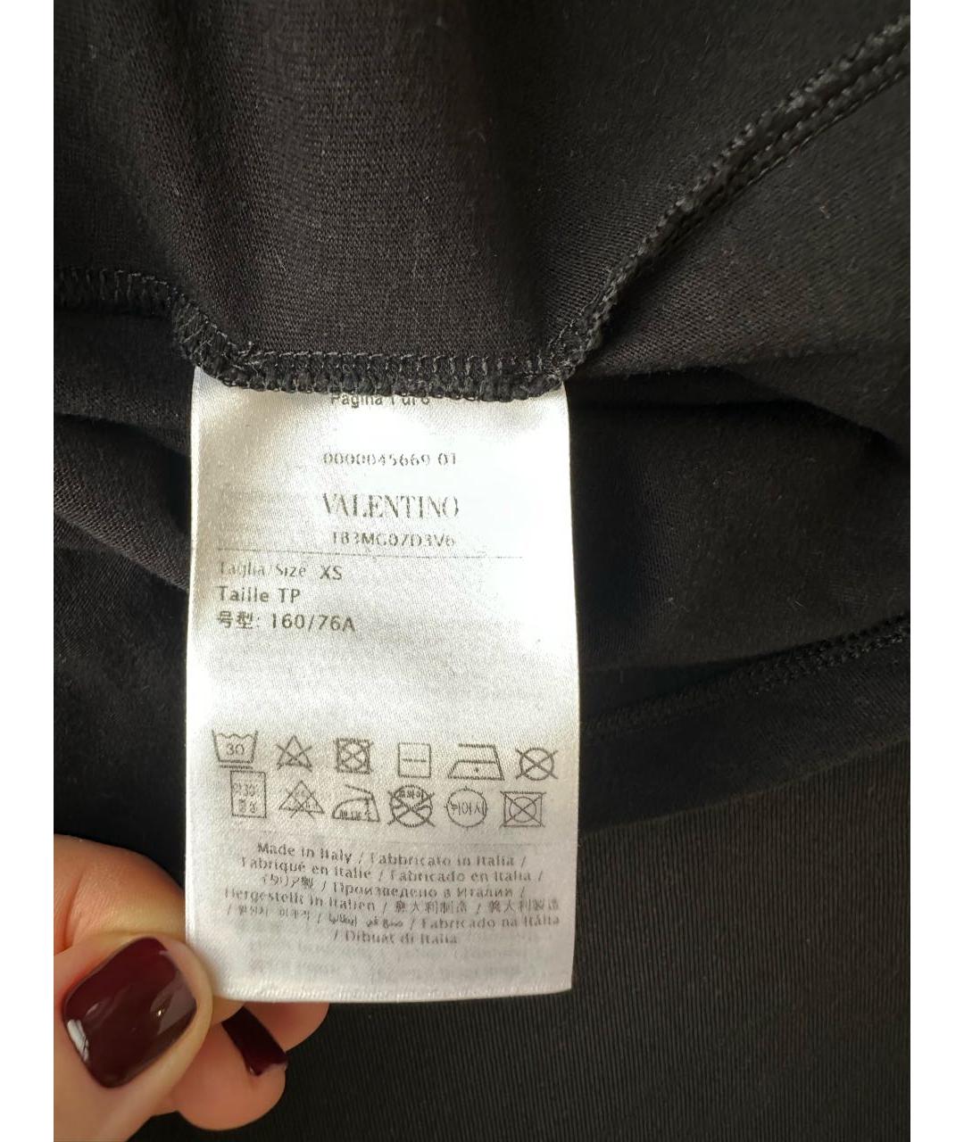 VALENTINO Черная футболка, фото 4