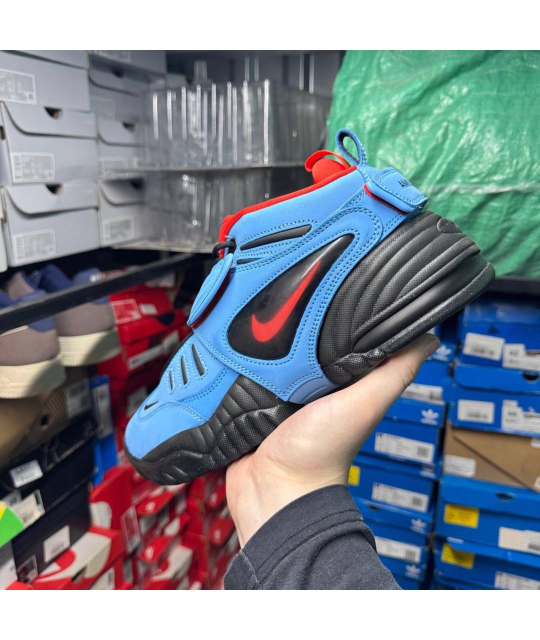 NIKE Синие высокие кроссовки / кеды, фото 3