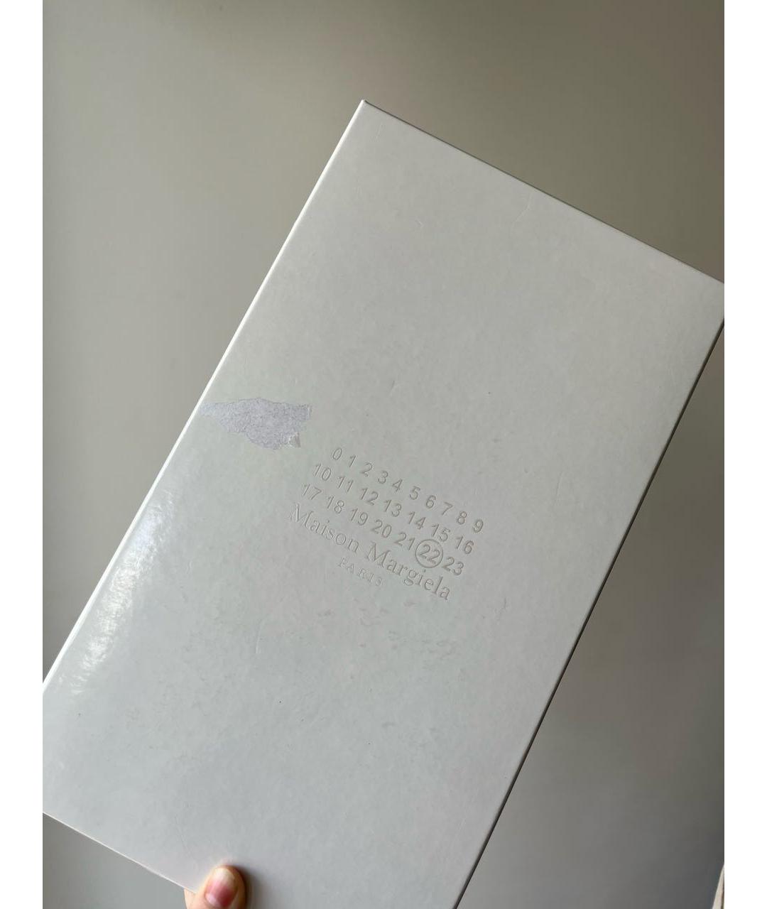 MAISON MARGIELA Хаки текстильные низкие кроссовки / кеды, фото 7