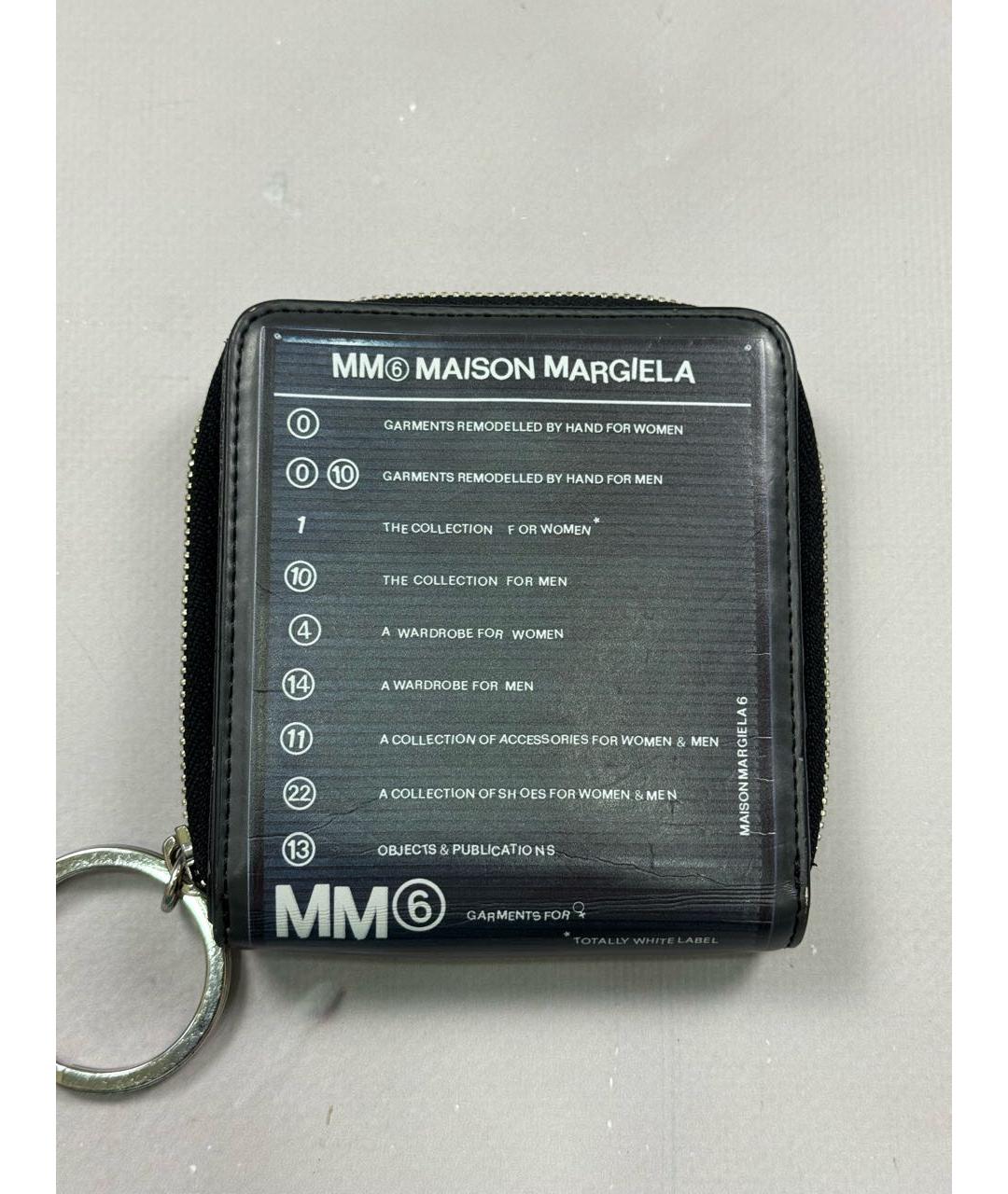 MM6 MAISON MARGIELA Черный кошелек, фото 2