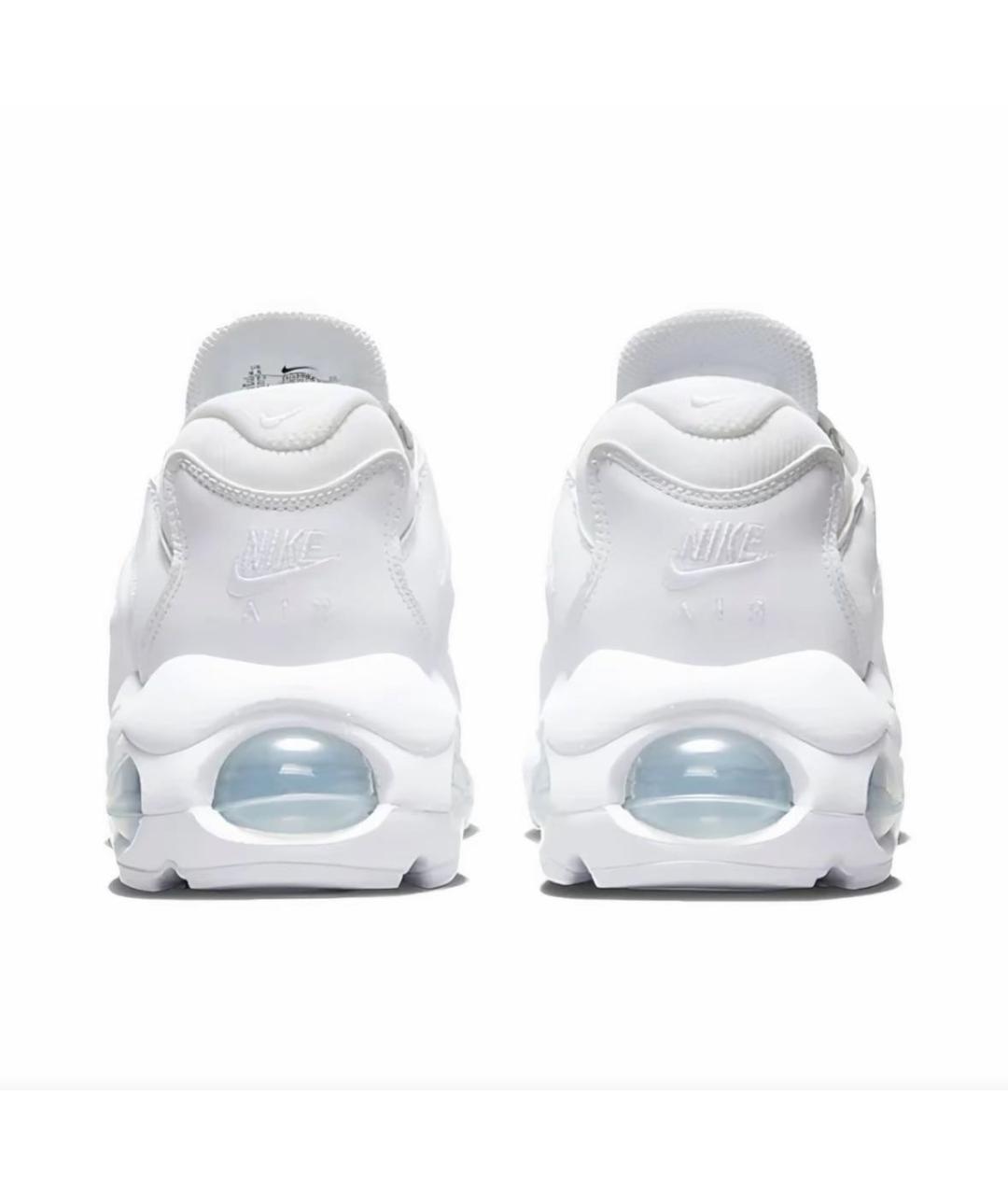 NIKE Белые текстильные низкие кроссовки / кеды, фото 4