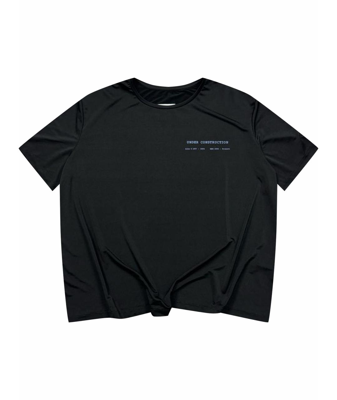 MM6 MAISON MARGIELA Черная футболка, фото 1
