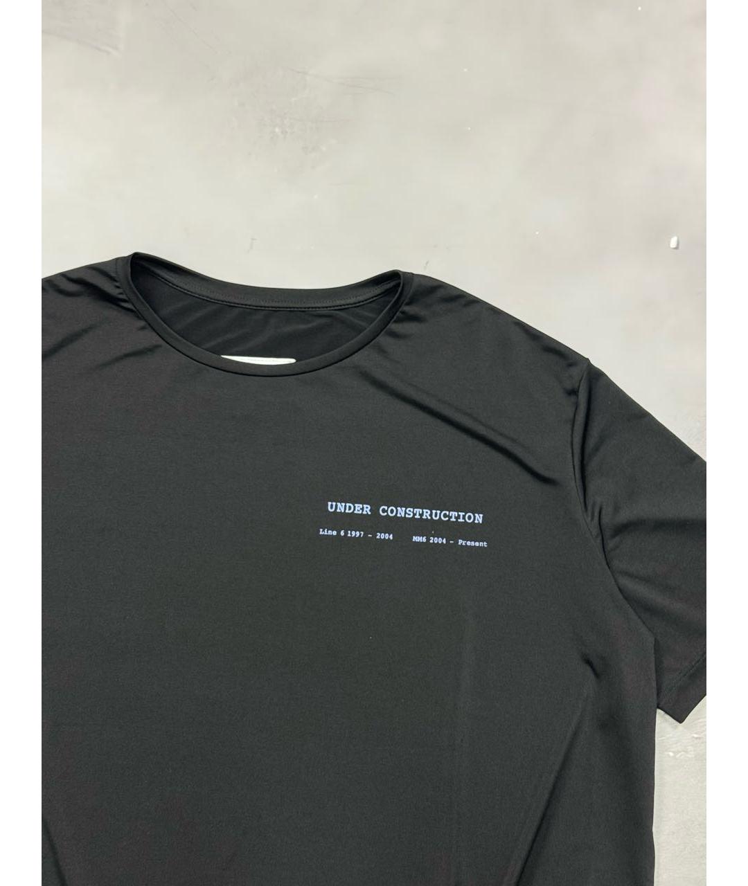 MM6 MAISON MARGIELA Черная футболка, фото 2