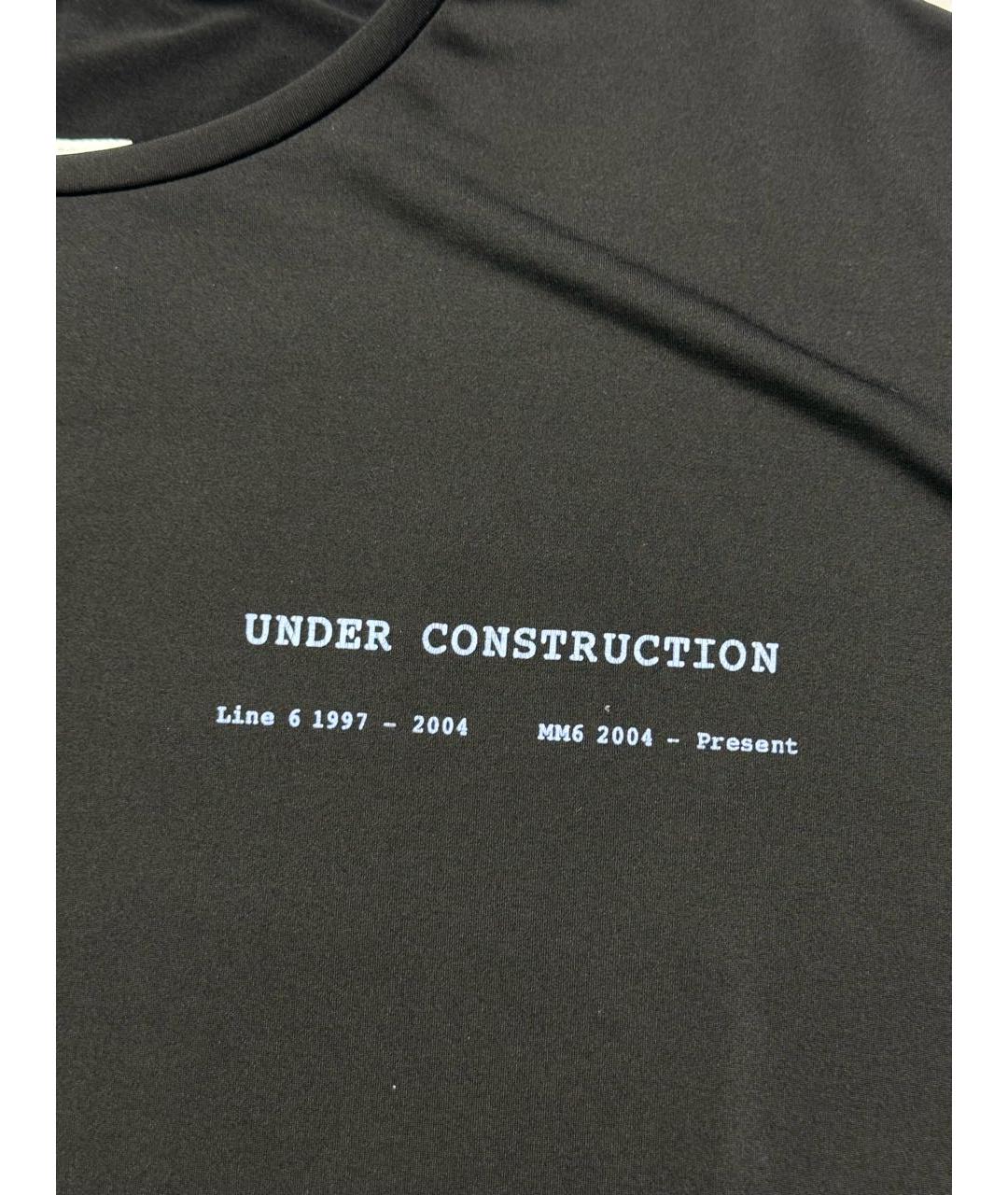 MM6 MAISON MARGIELA Черная футболка, фото 5