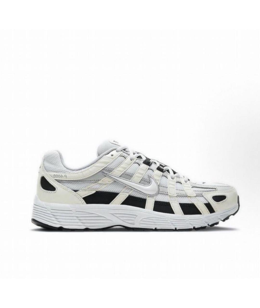 NIKE Белые текстильные низкие кроссовки / кеды, фото 9