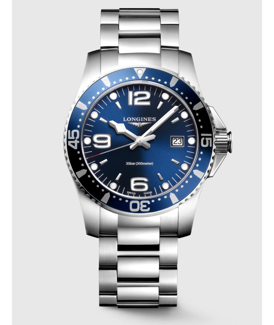 LONGINES Серебряные стальные часы, фото 8