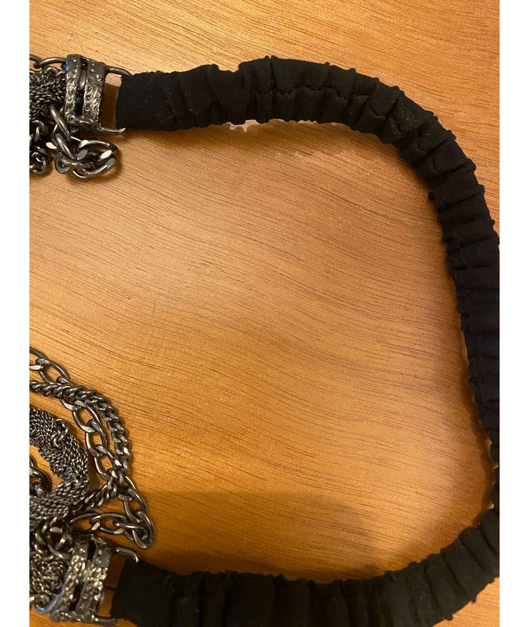 CHANEL Черная повязка на голову, фото 3