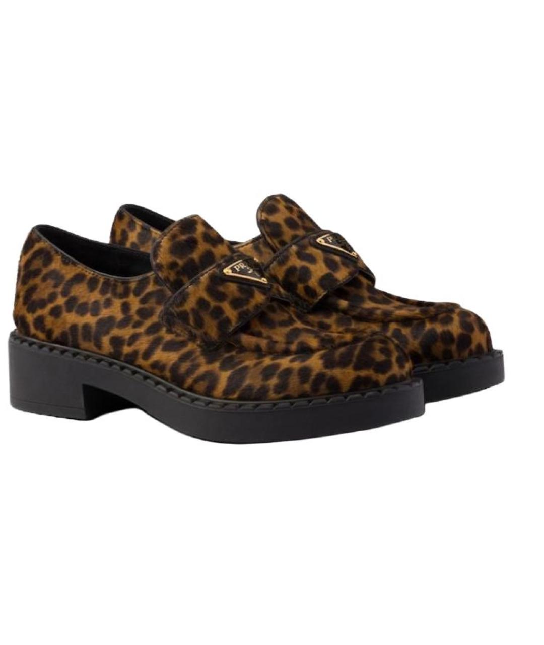 PRADA Черные кожаные лоферы, фото 3