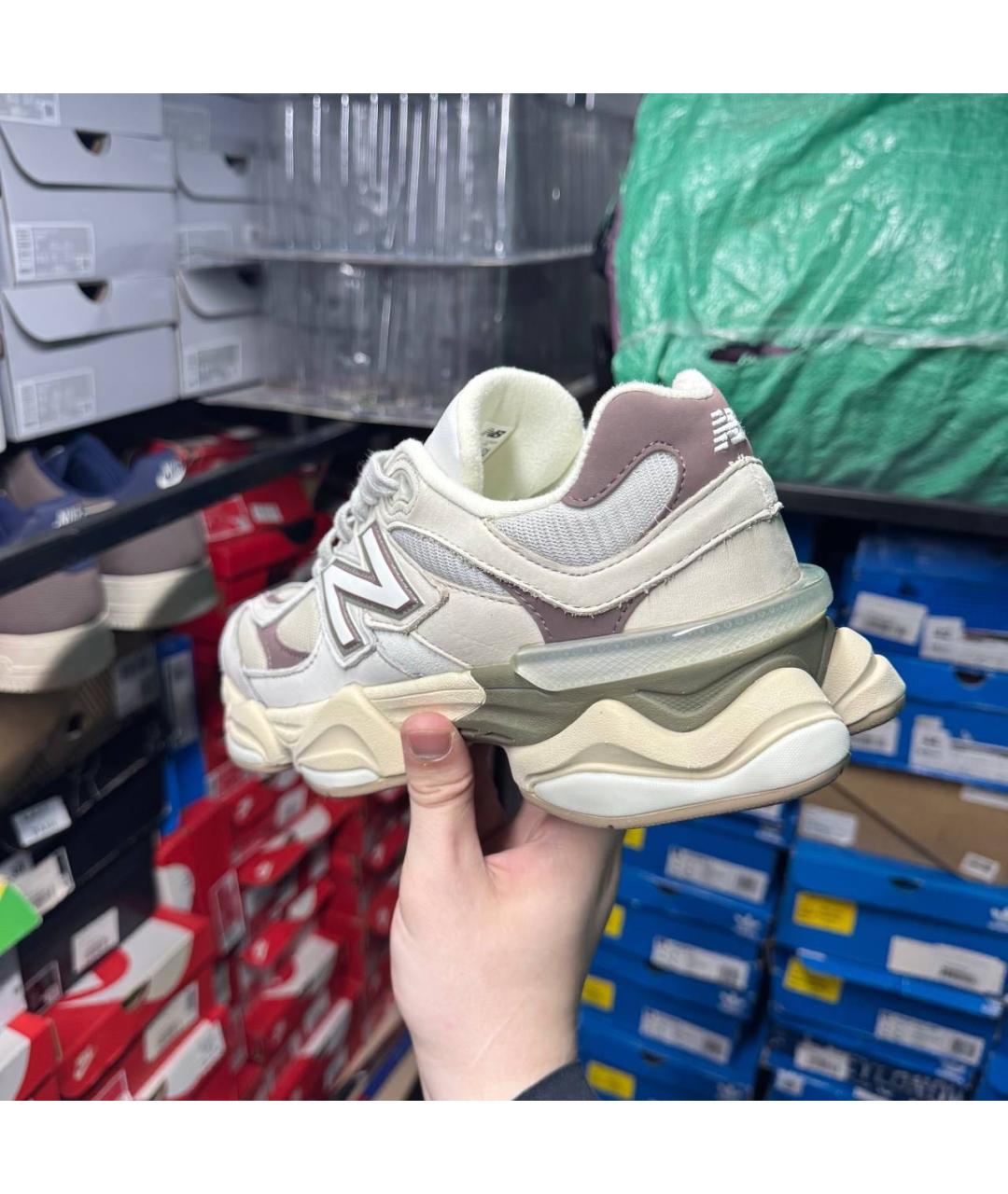 NEW BALANCE Бежевые низкие кроссовки / кеды, фото 4