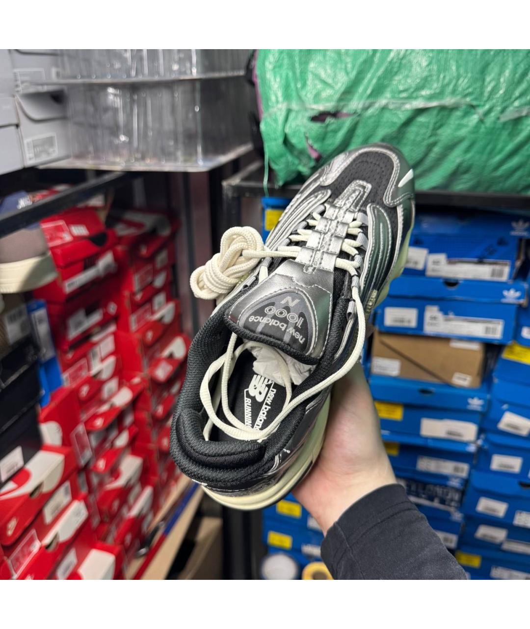 NEW BALANCE Антрацитовые низкие кроссовки / кеды, фото 5