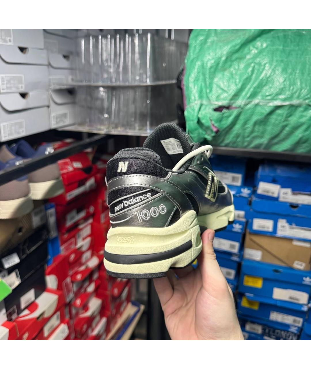 NEW BALANCE Антрацитовые низкие кроссовки / кеды, фото 6