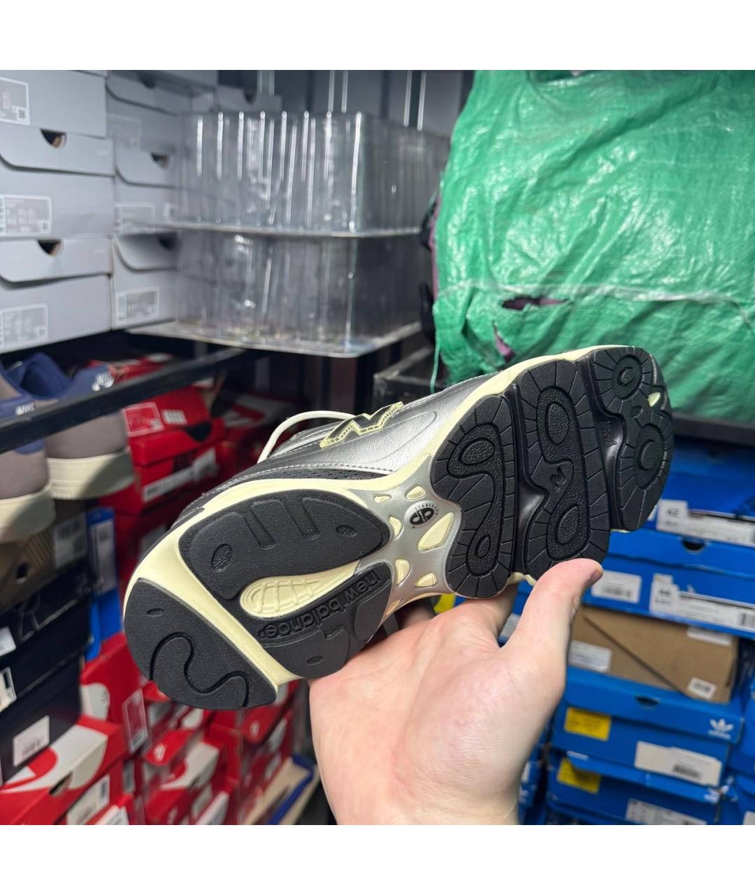 NEW BALANCE Антрацитовые низкие кроссовки / кеды, фото 8