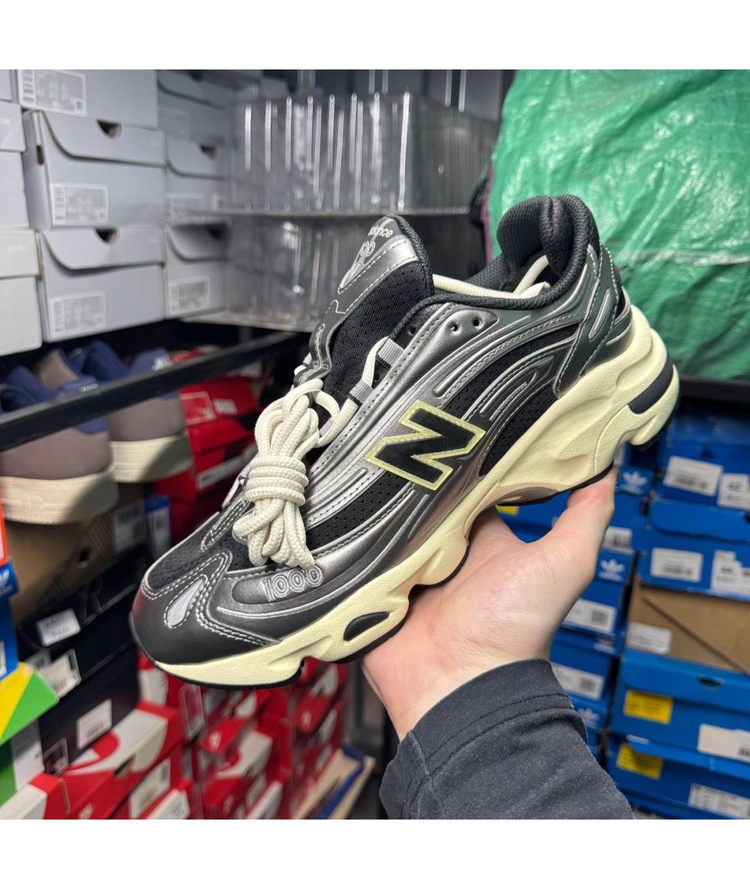 NEW BALANCE Антрацитовые низкие кроссовки / кеды, фото 9