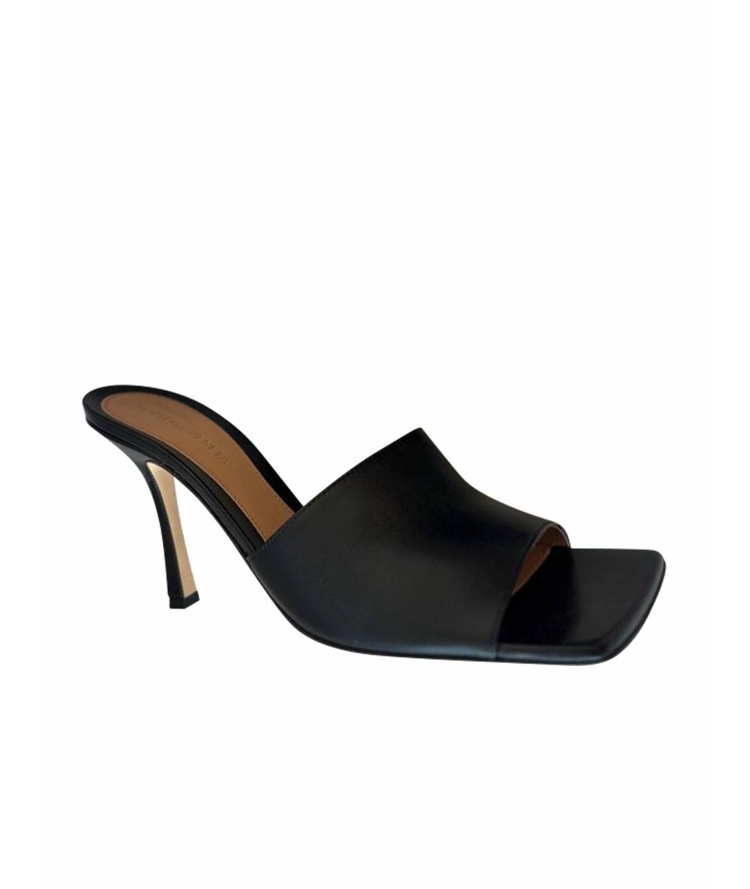 BOTTEGA VENETA Черные мюли, фото 1