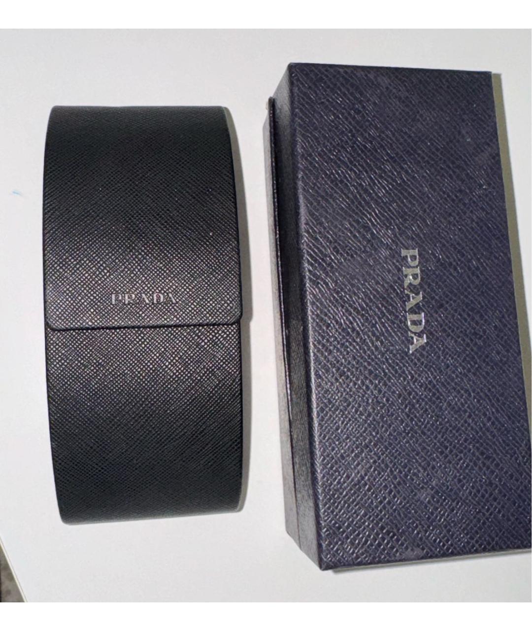 PRADA Черные солнцезащитные очки, фото 3