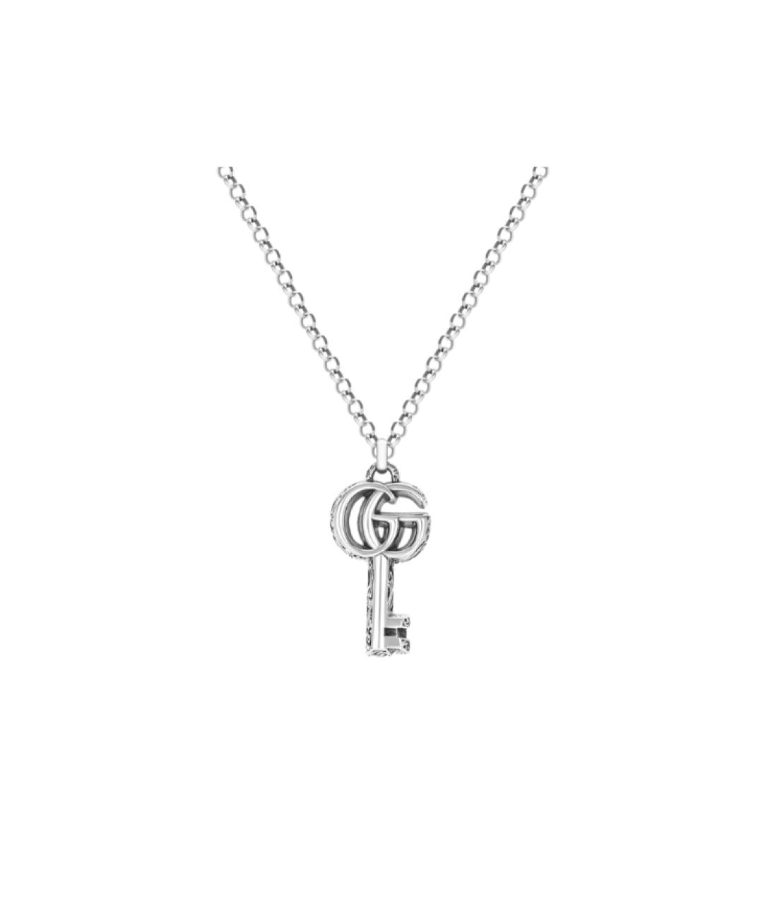 GUCCI Серебряная серебряная подвеска, фото 1