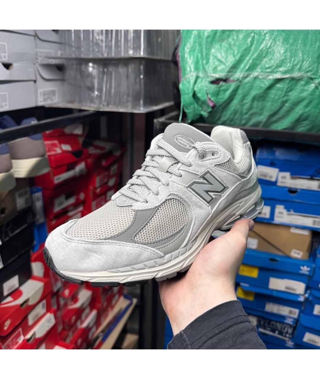 NEW BALANCE Серые низкие кроссовки / кеды, фото 2