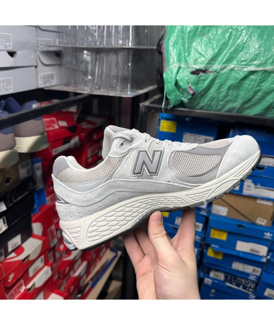 NEW BALANCE Серые низкие кроссовки / кеды, фото 4