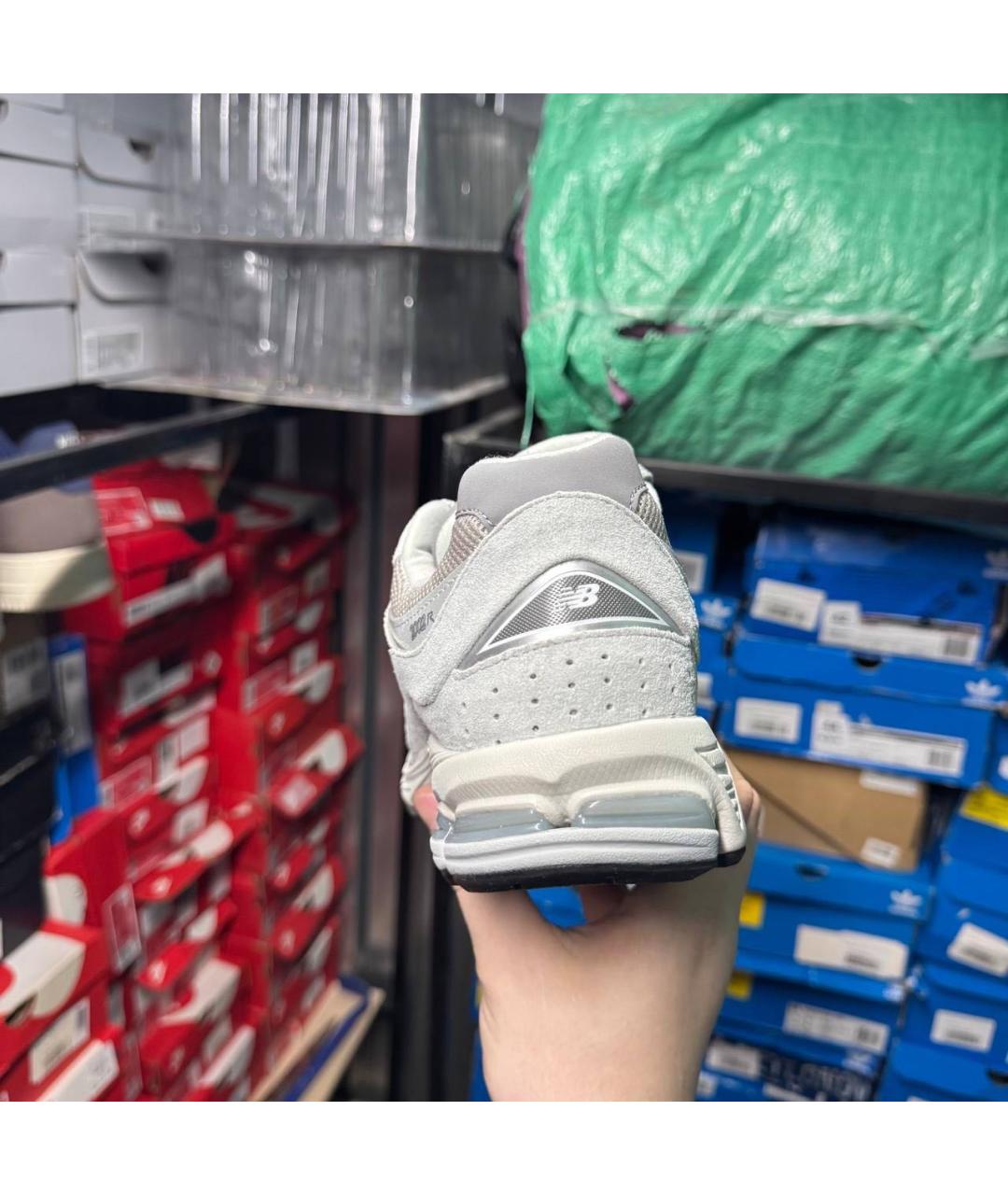 NEW BALANCE Серые низкие кроссовки / кеды, фото 6