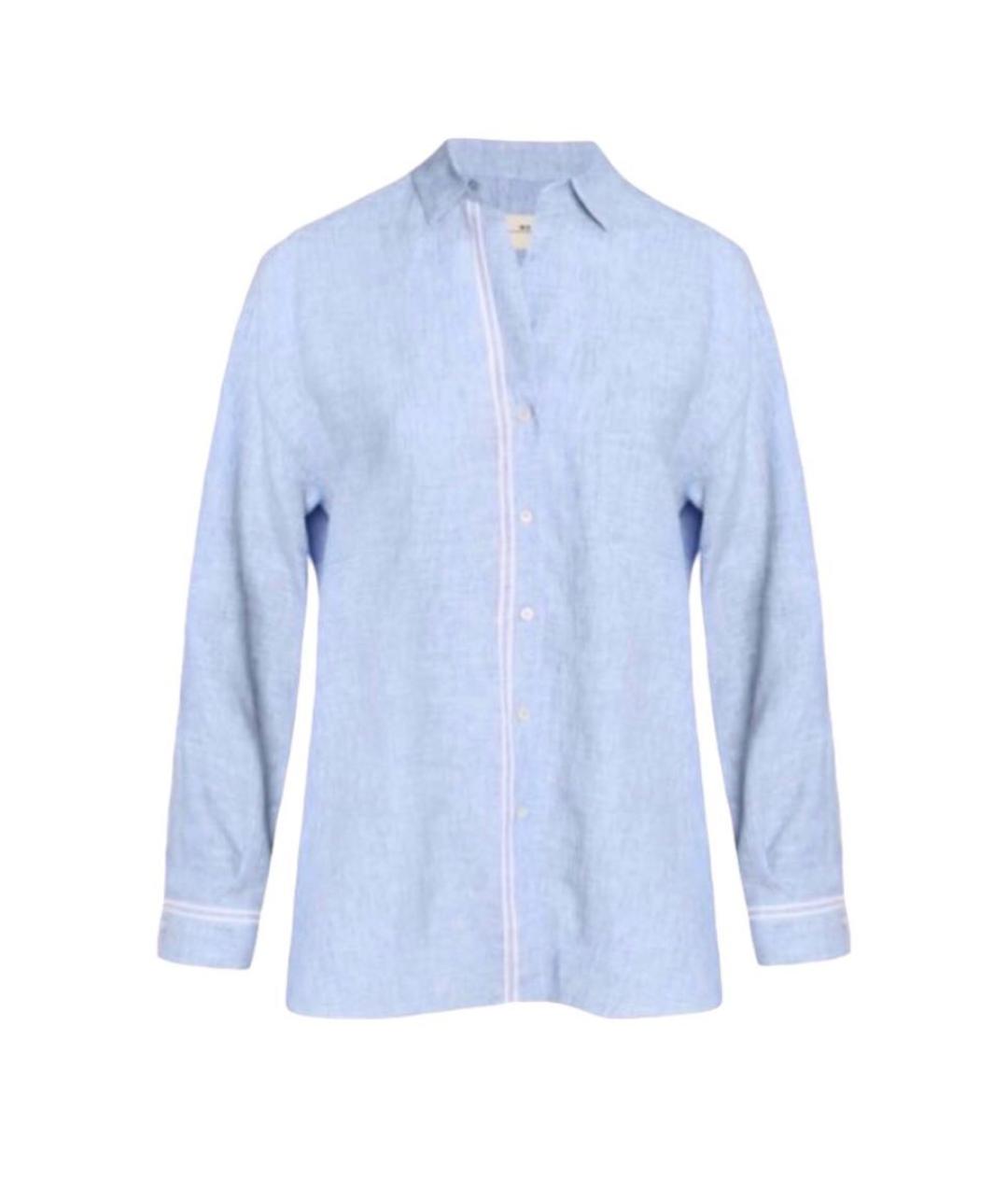 WEEKEND MAX MARA Голубая льняная рубашка, фото 1