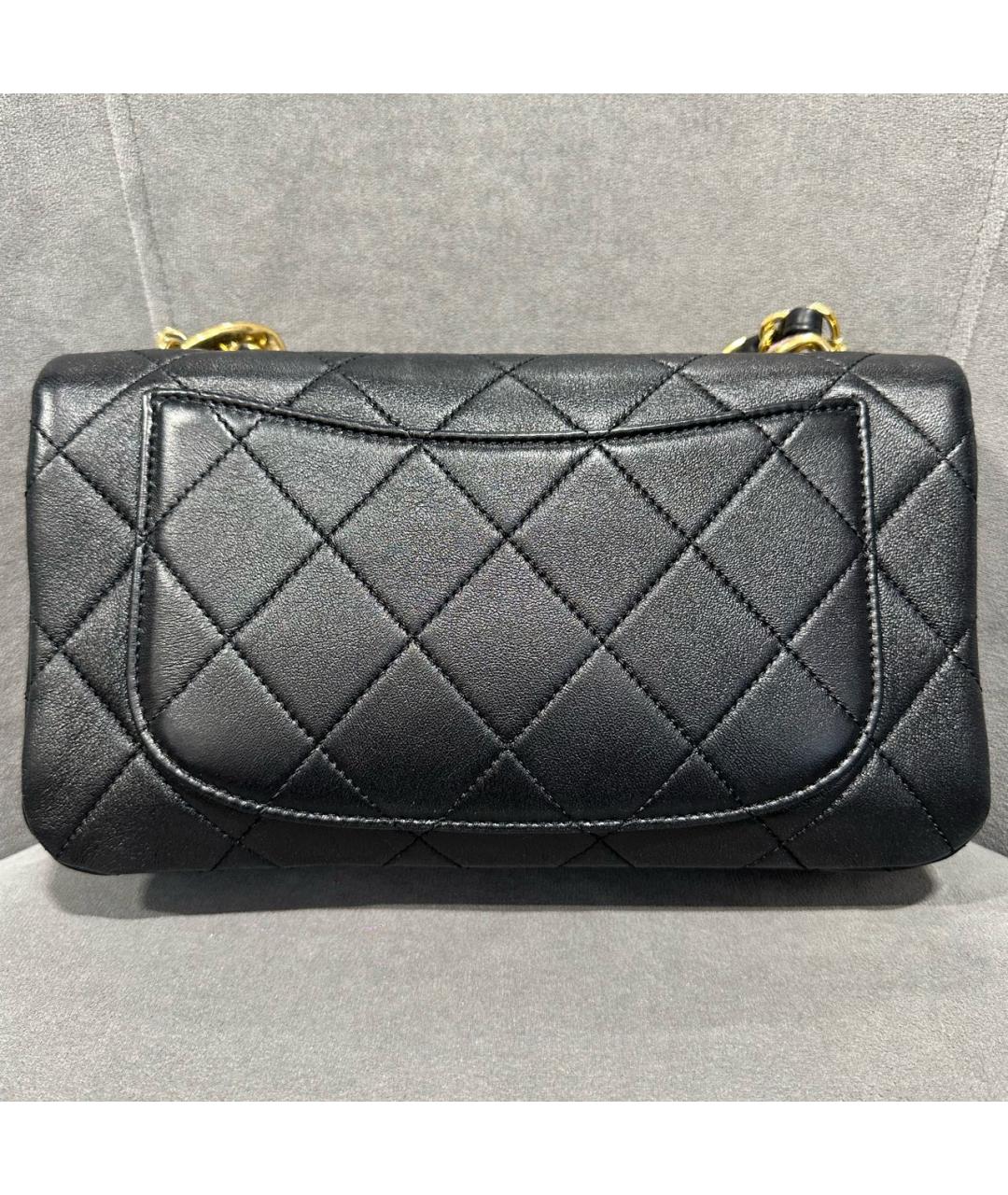 CHANEL Черная кожаная сумка через плечо, фото 2