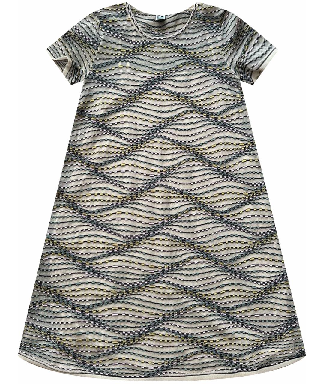 M MISSONI Мульти хлопковое повседневное платье, фото 1