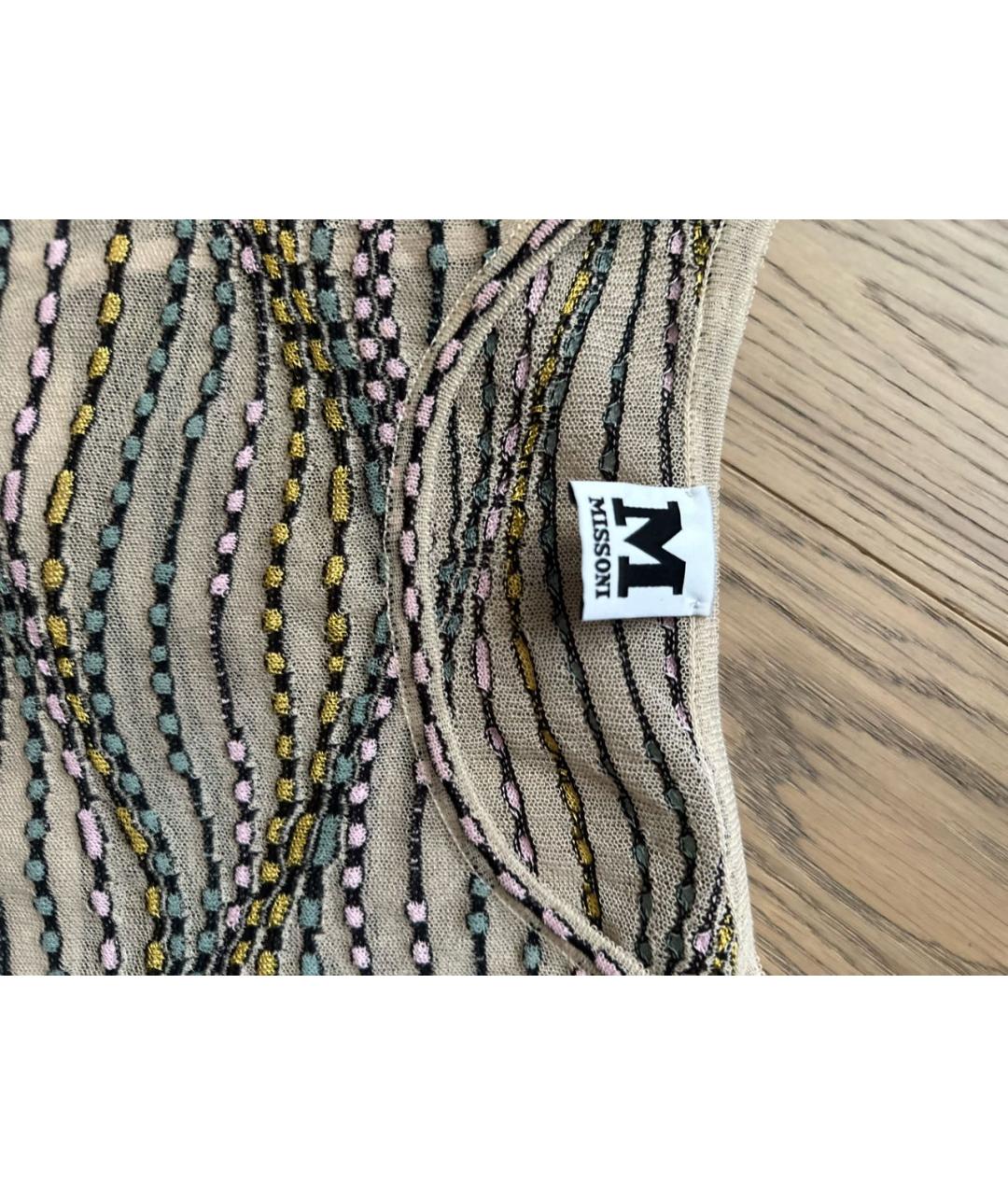 M MISSONI Мульти хлопковое повседневное платье, фото 3