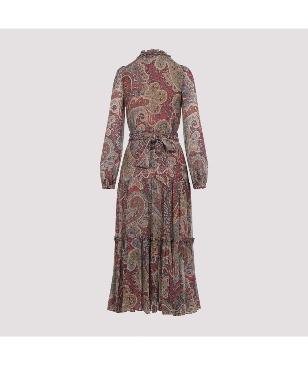 ETRO Мульти шелковое платье, фото 2