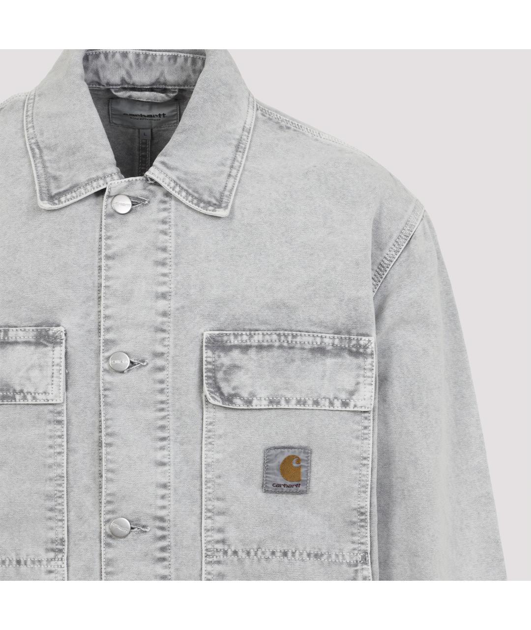 CARHARTT WIP Серая хлопковая куртка, фото 4