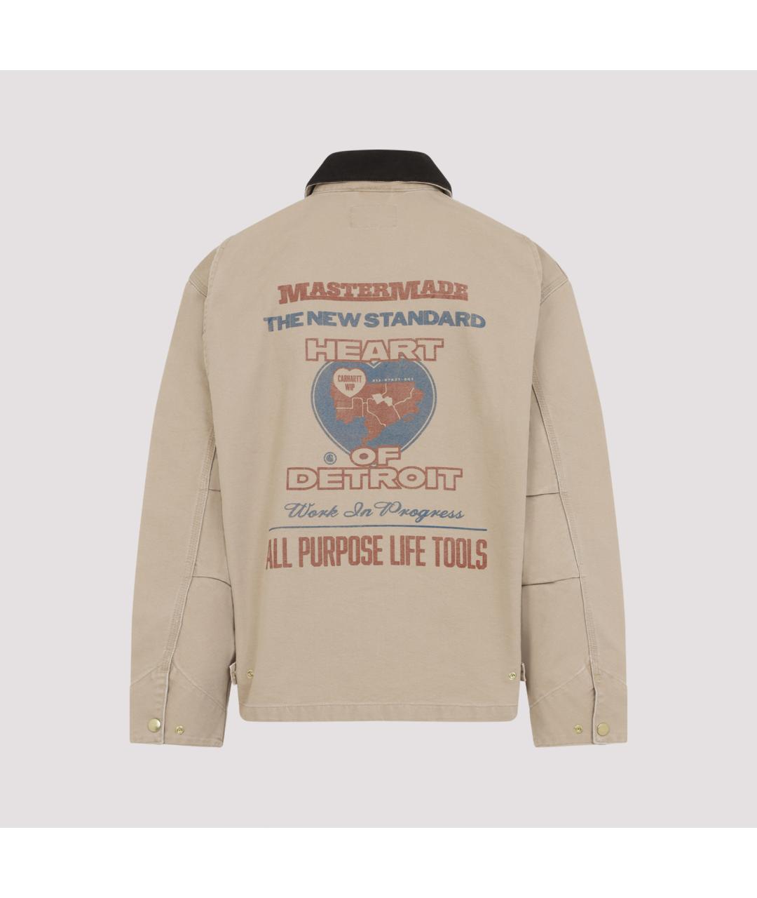 CARHARTT WIP Бежевая хлопковая куртка, фото 2