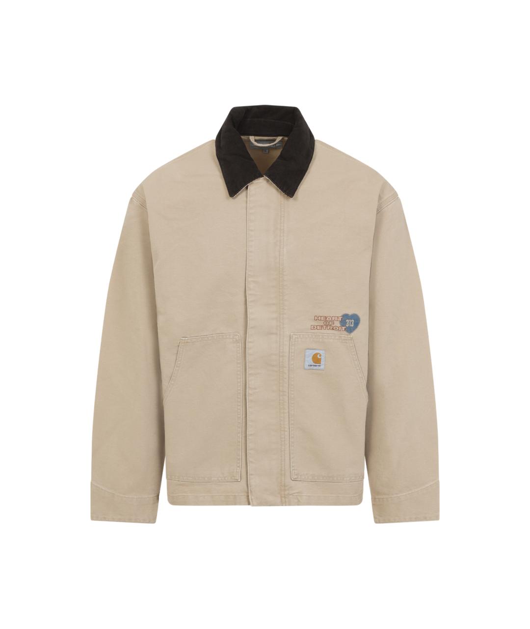 CARHARTT WIP Бежевая хлопковая куртка, фото 1