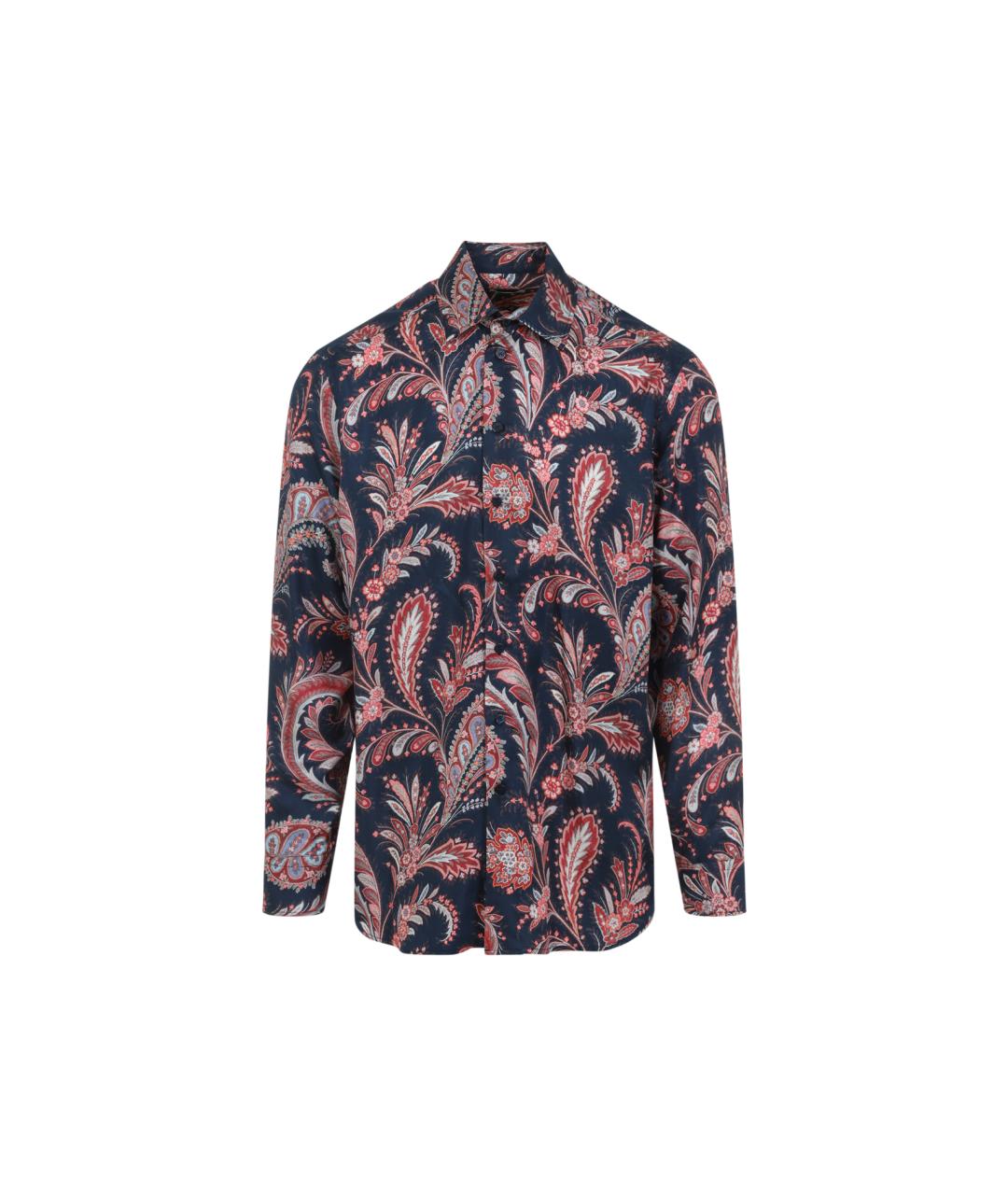 ETRO Мульти шелковая кэжуал рубашка, фото 1