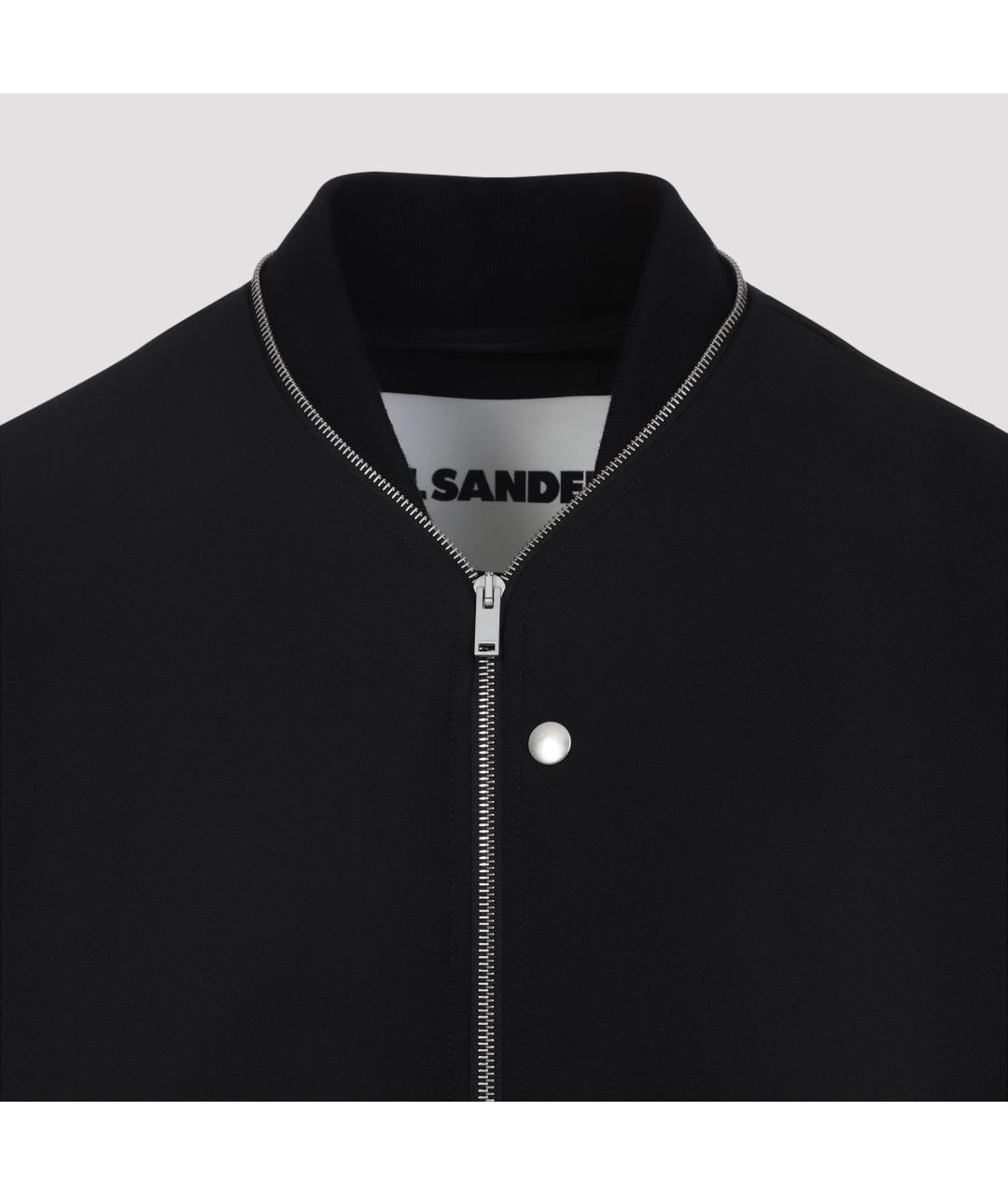 JIL SANDER Черная шерстяная куртка, фото 4