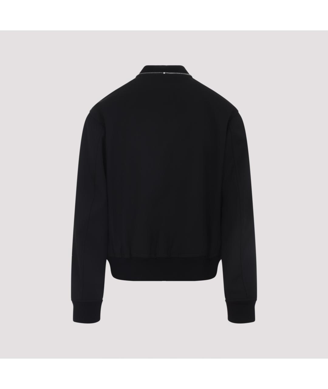 JIL SANDER Черная шерстяная куртка, фото 2