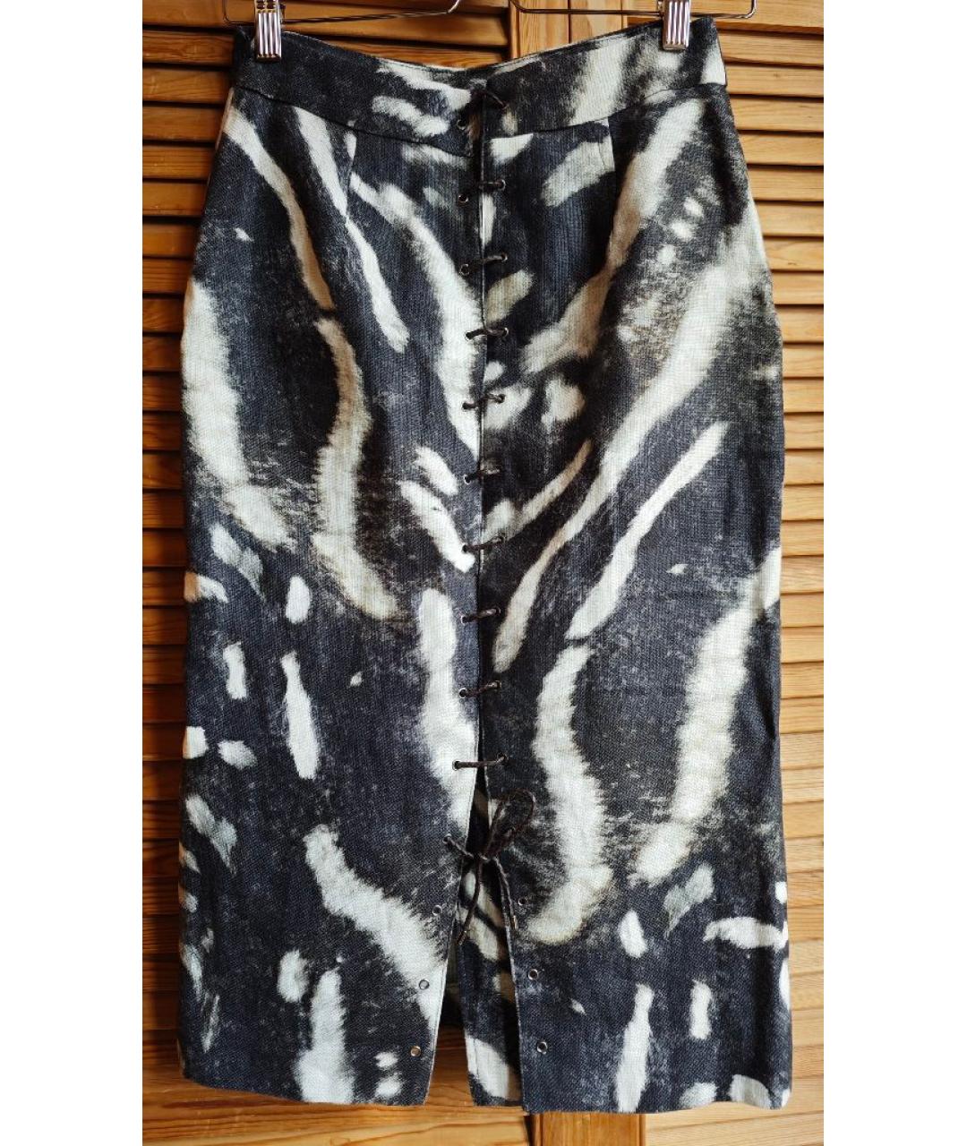 MAX MARA Льняная юбка миди, фото 2