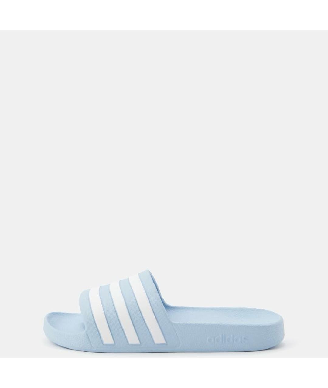 ADIDAS Голубые резиновые шлепанцы, фото 2