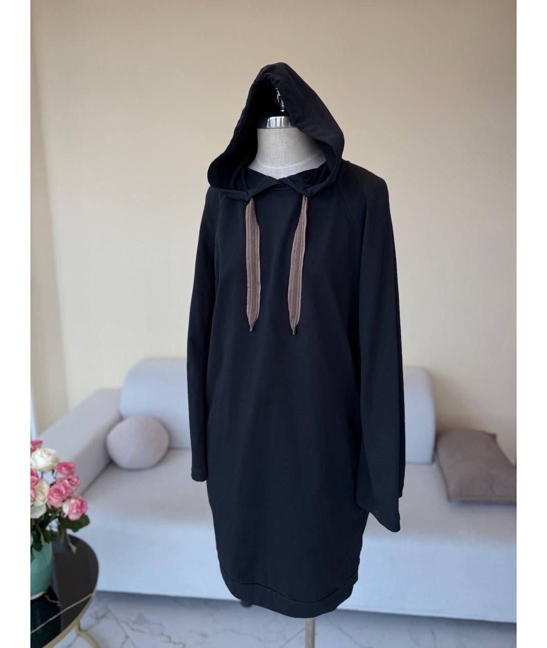 BRUNELLO CUCINELLI Черное платье, фото 9