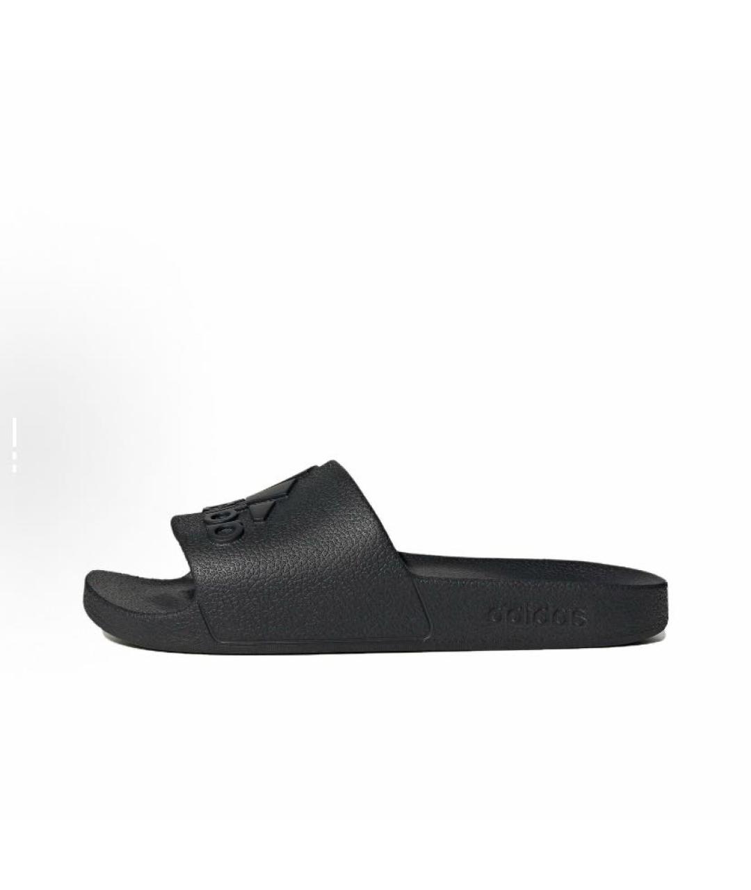 ADIDAS Черные резиновые шлепанцы, фото 3