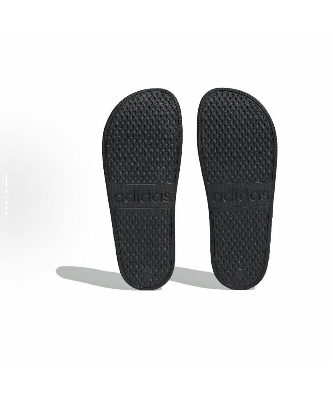 ADIDAS Черные резиновые шлепанцы, фото 6