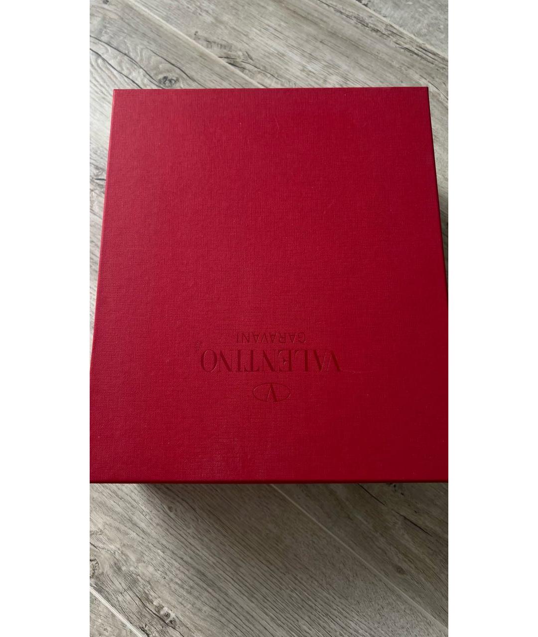 VALENTINO Розовые кожаные босоножки, фото 8