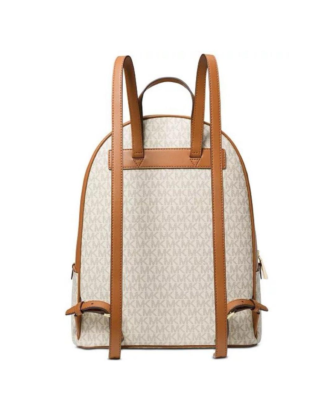 MICHAEL KORS Бежевый кожаный рюкзак, фото 3