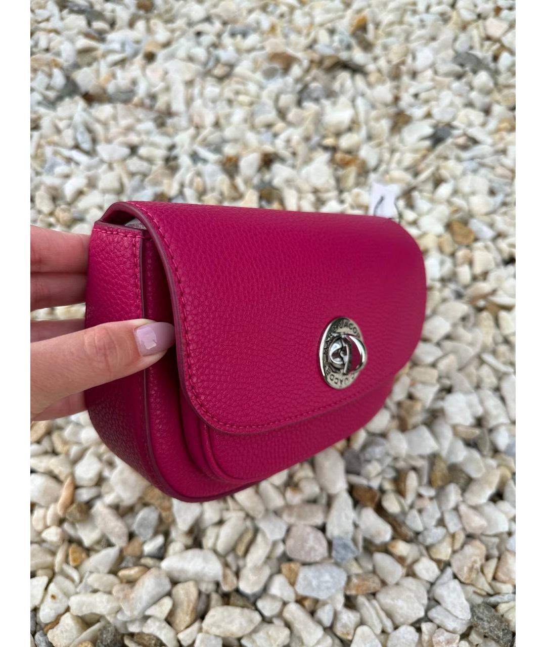 MARC JACOBS Фуксия кожаная сумка через плечо, фото 5