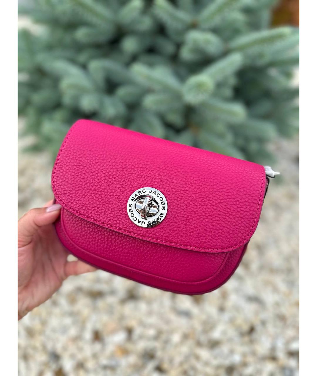 MARC JACOBS Фуксия кожаная сумка через плечо, фото 2