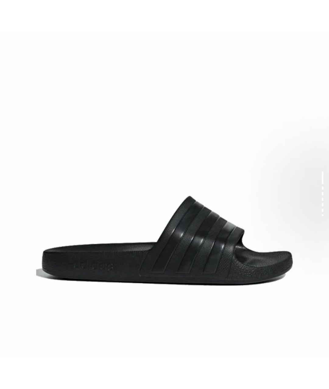 ADIDAS Черные резиновые шлепанцы, фото 7