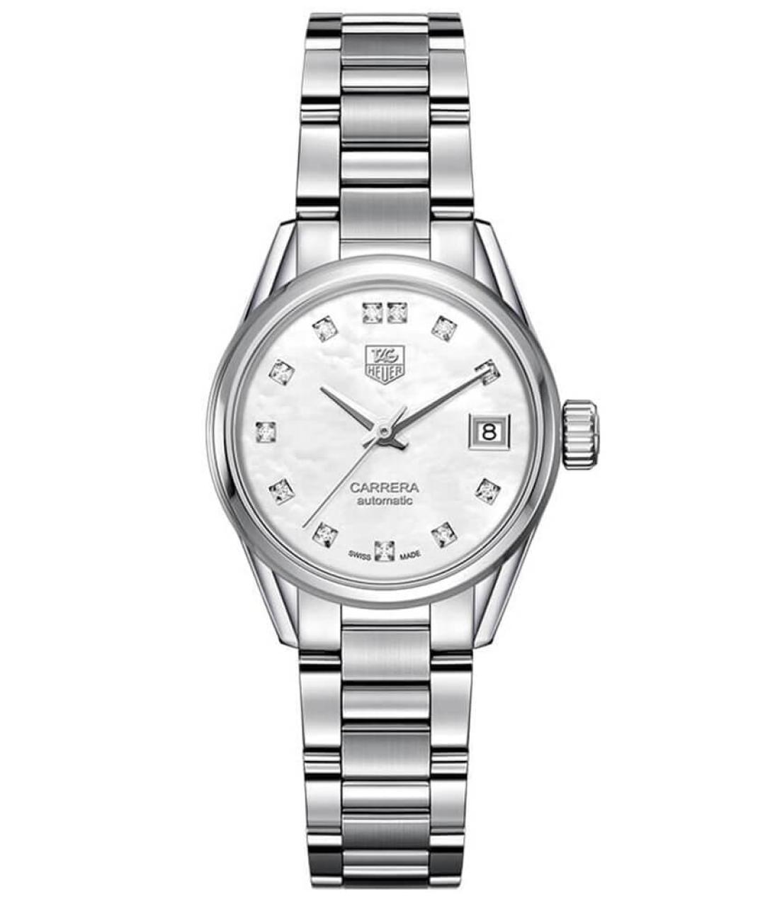 TAG HEUER Серебряные часы, фото 1